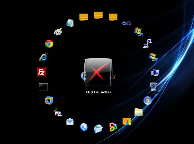 XUS Launcher Professional Edition screen shot